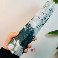 Big Moss Agate Tower