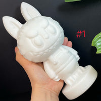 Natural White Jade Labubu