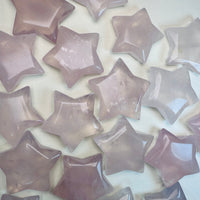 Natural Rose Quartz Star