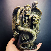 Gold Obsidian Death And Snake