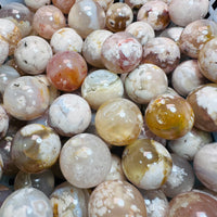 Flower Agate Sphere