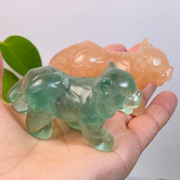 Natural Small Crystal Tiger