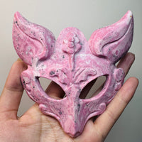 Pink Rhodonite Mask