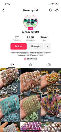 Natural Crystal & Non- Crystal -TikTok Crystal Live Show Check Out Link (Hnm crystal)