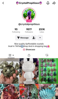 TikTok Crystal Live Show Check Out Link (Crystalpropitious)