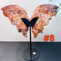 Fire Quartz Bat Wing