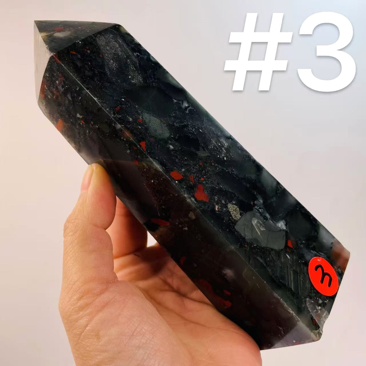 Natural Africa Blood Stone Tower