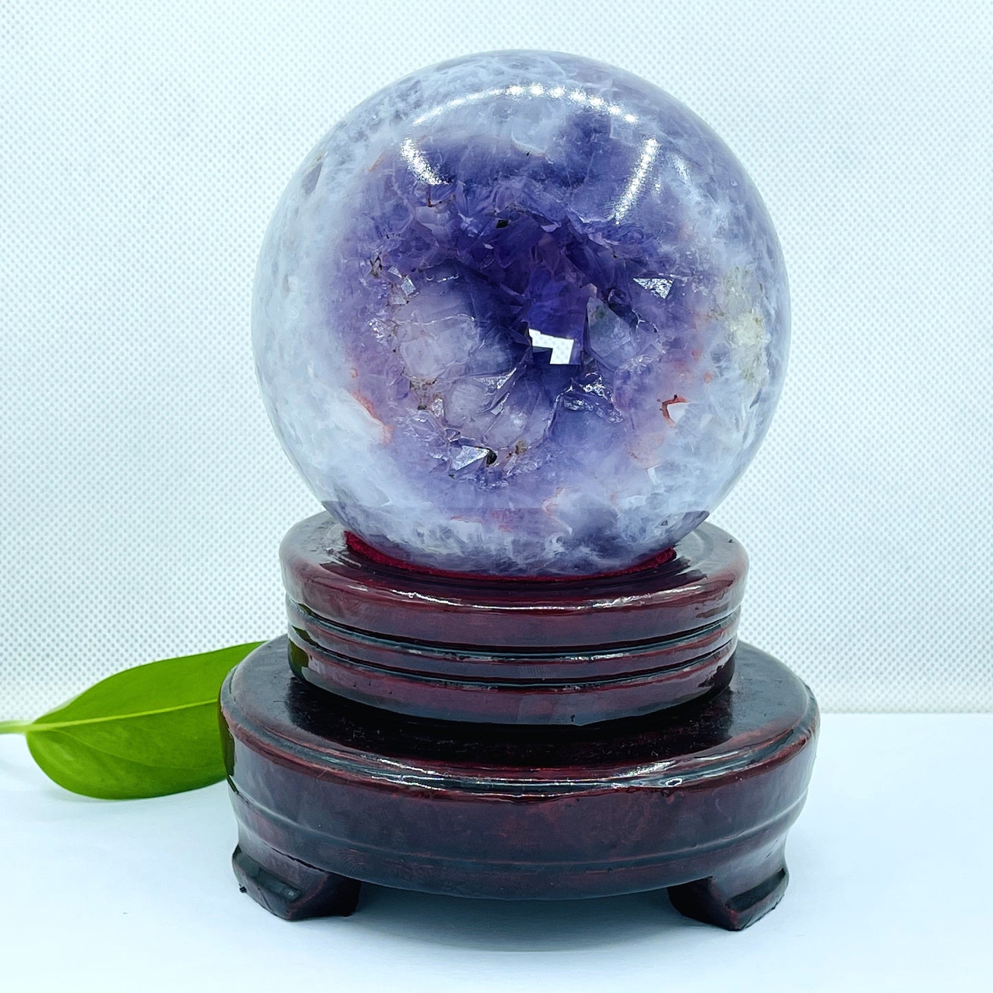 Amethyst Druzy Agate Big Sphere