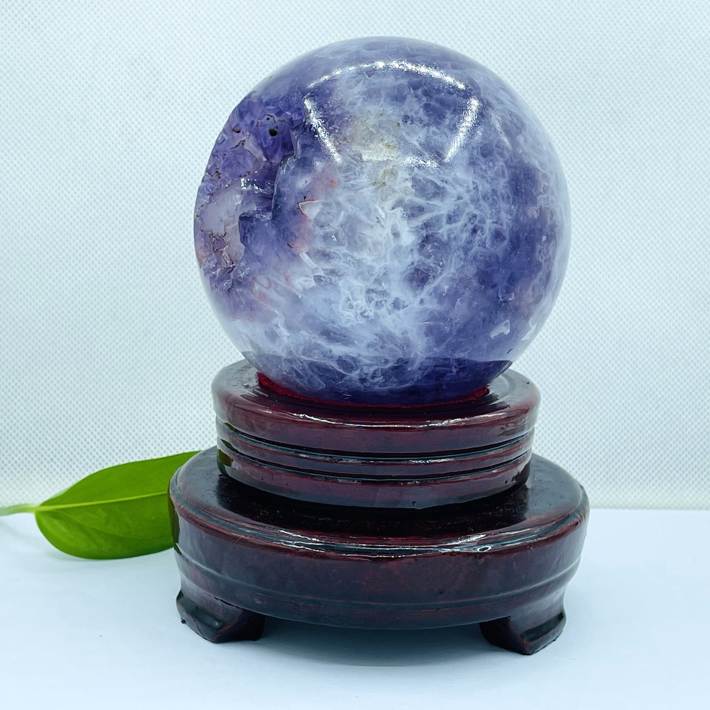 Amethyst Druzy Agate Big Sphere