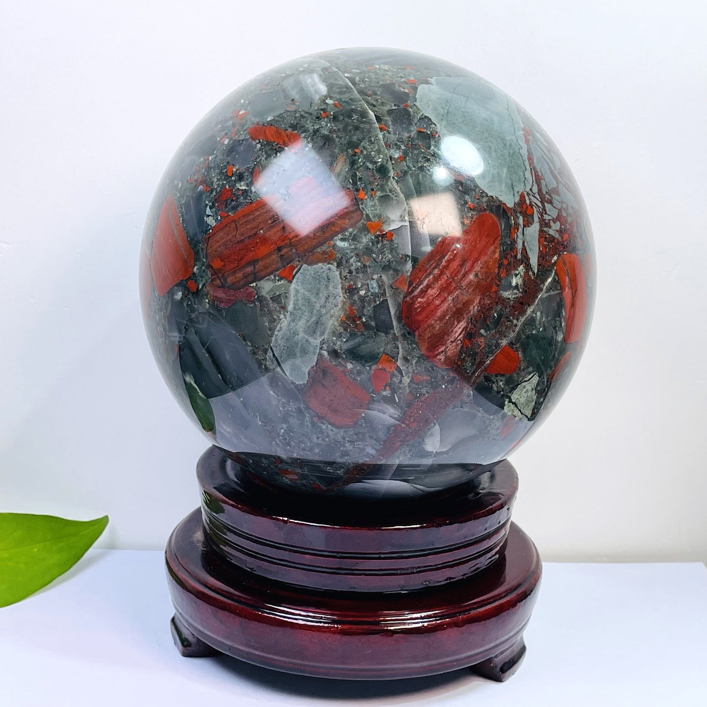 Natural Africa Big Blood Stone Sphere