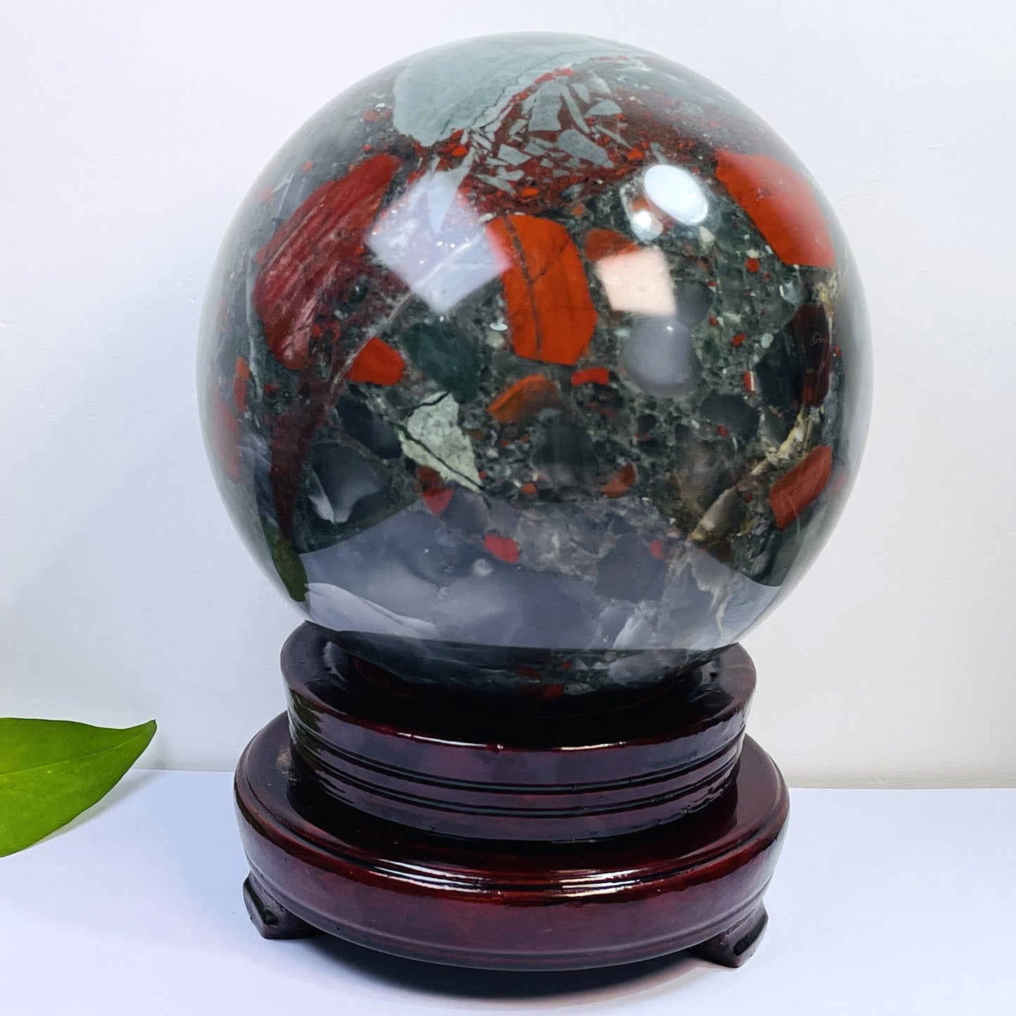 Natural Africa Big Blood Stone Sphere