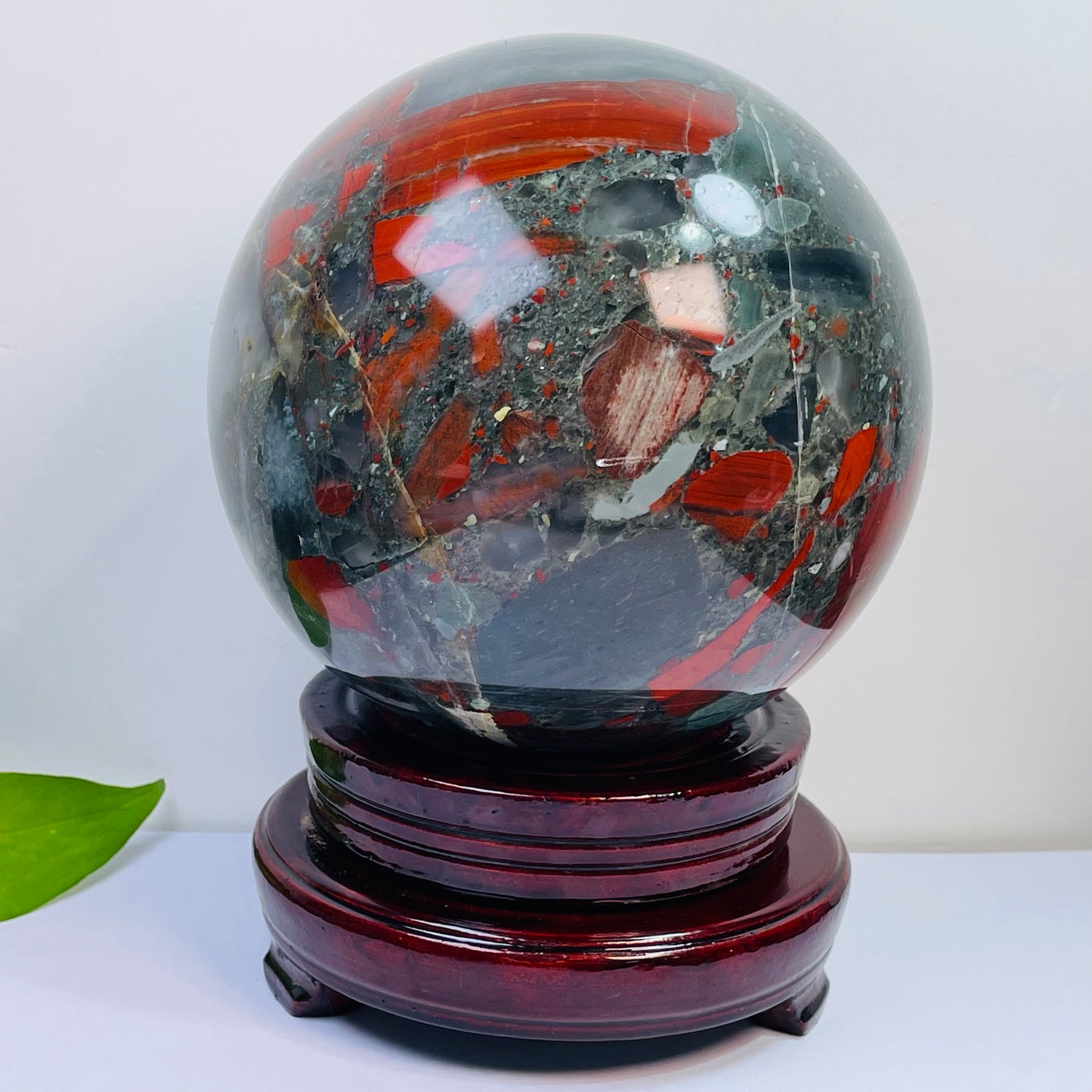 Natural Africa Big Blood Stone Sphere