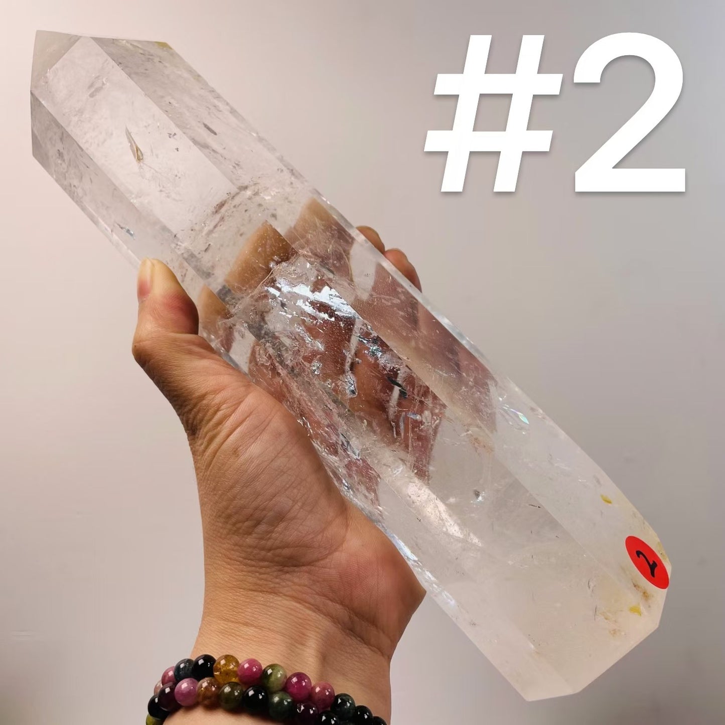 Natural Clear Quartz Tower