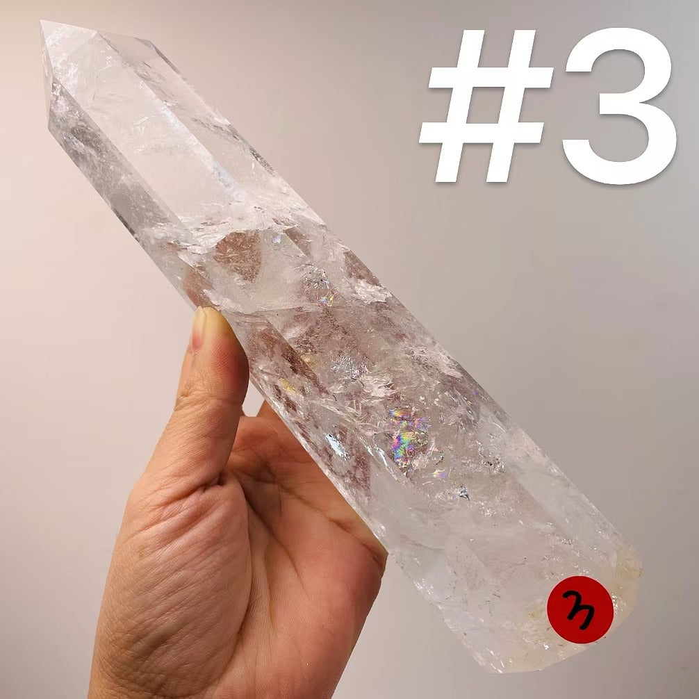 Natural Clear Quartz Tower