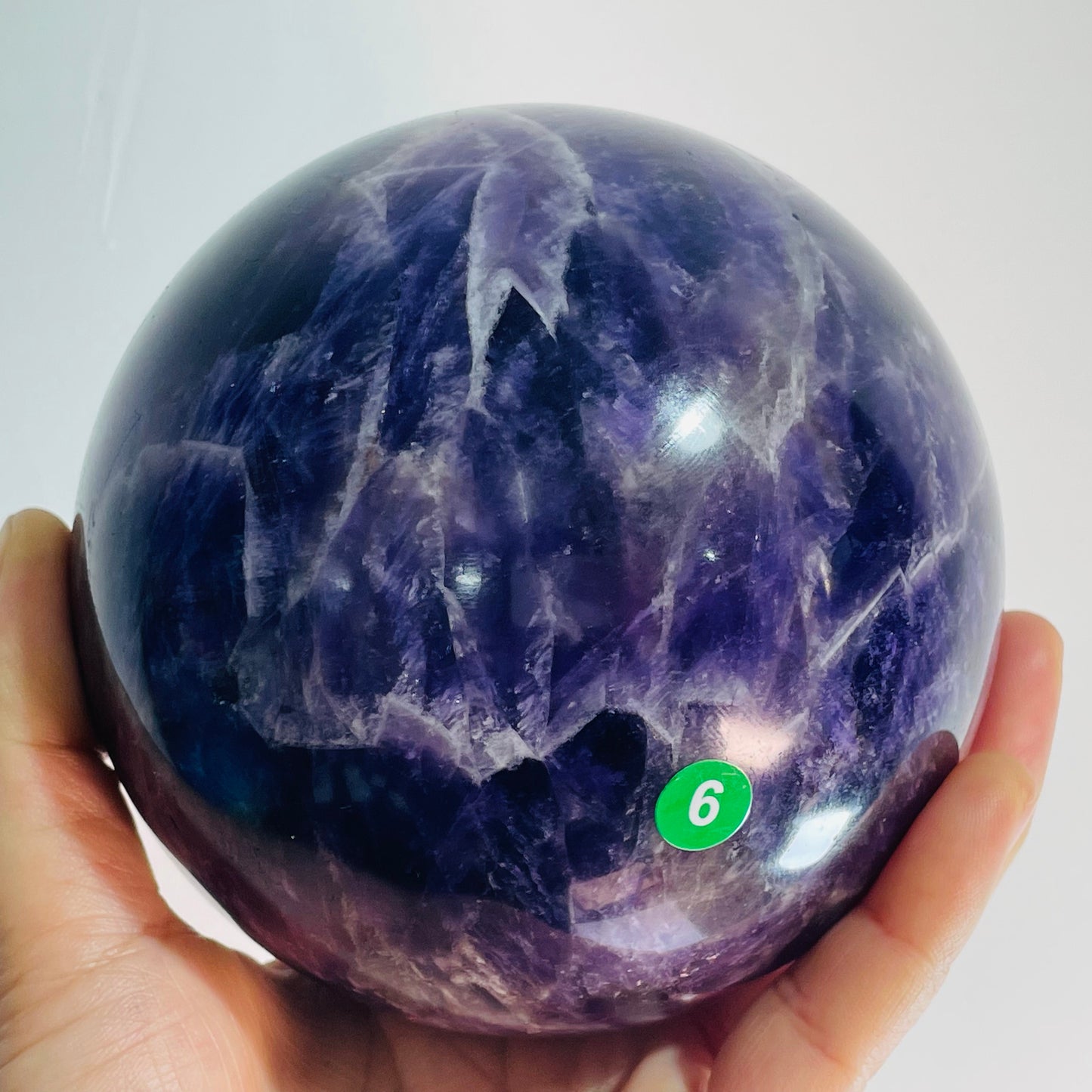 Natural Dark Amethyst Sphere