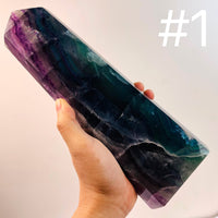 Natural Rainbow Fluorite Tower