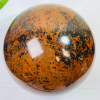 Natural Red Obsidian Sphere