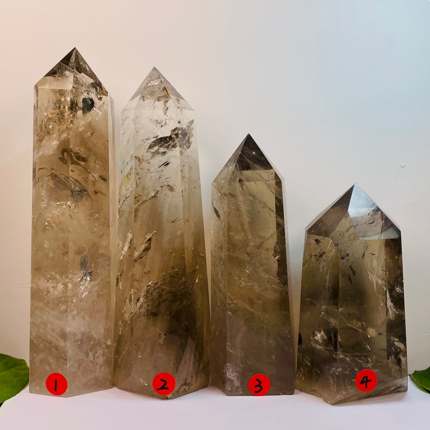 Natural Smoky Quartz Tower