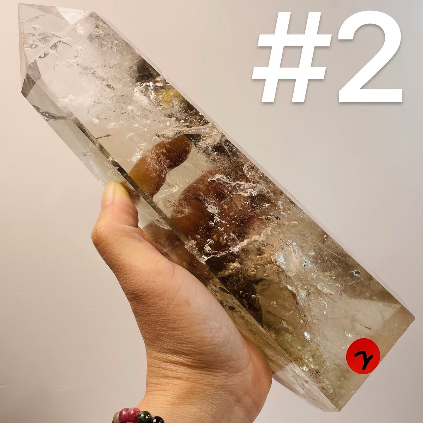 Natural Smoky Quartz Tower