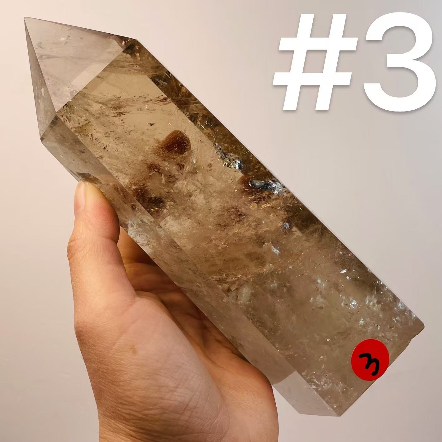 Natural Smoky Quartz Tower