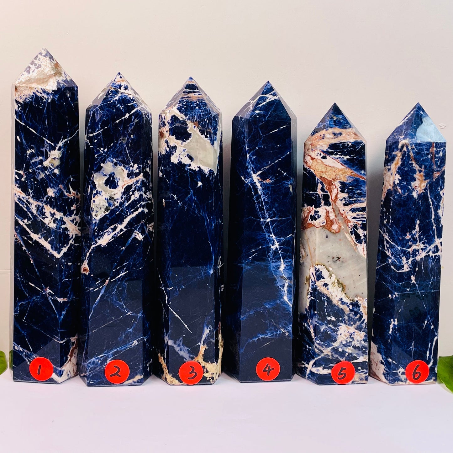 Natural Sodalite Tower