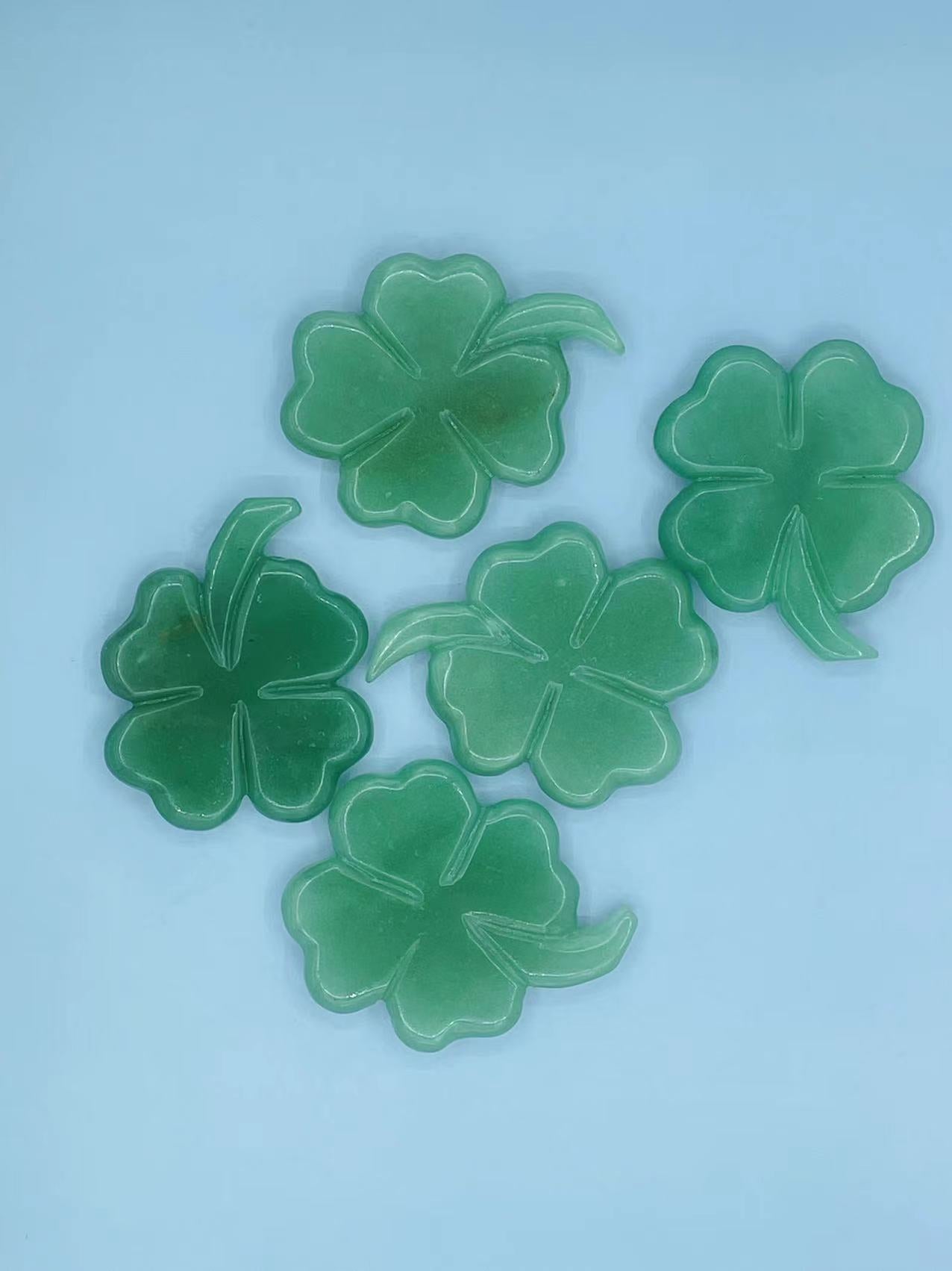 Green Aventurine Clover