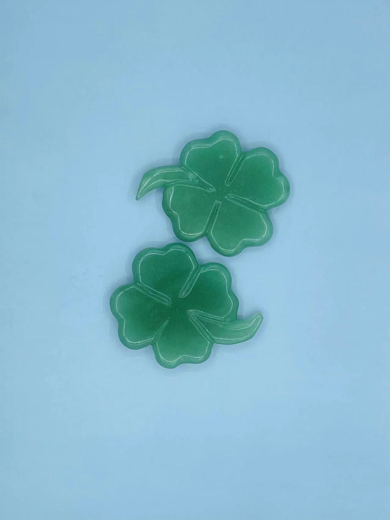 Green Aventurine Clover