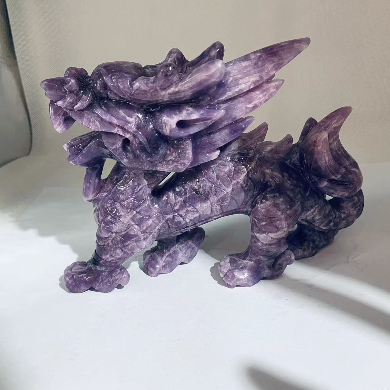 Lepidolite Dragon