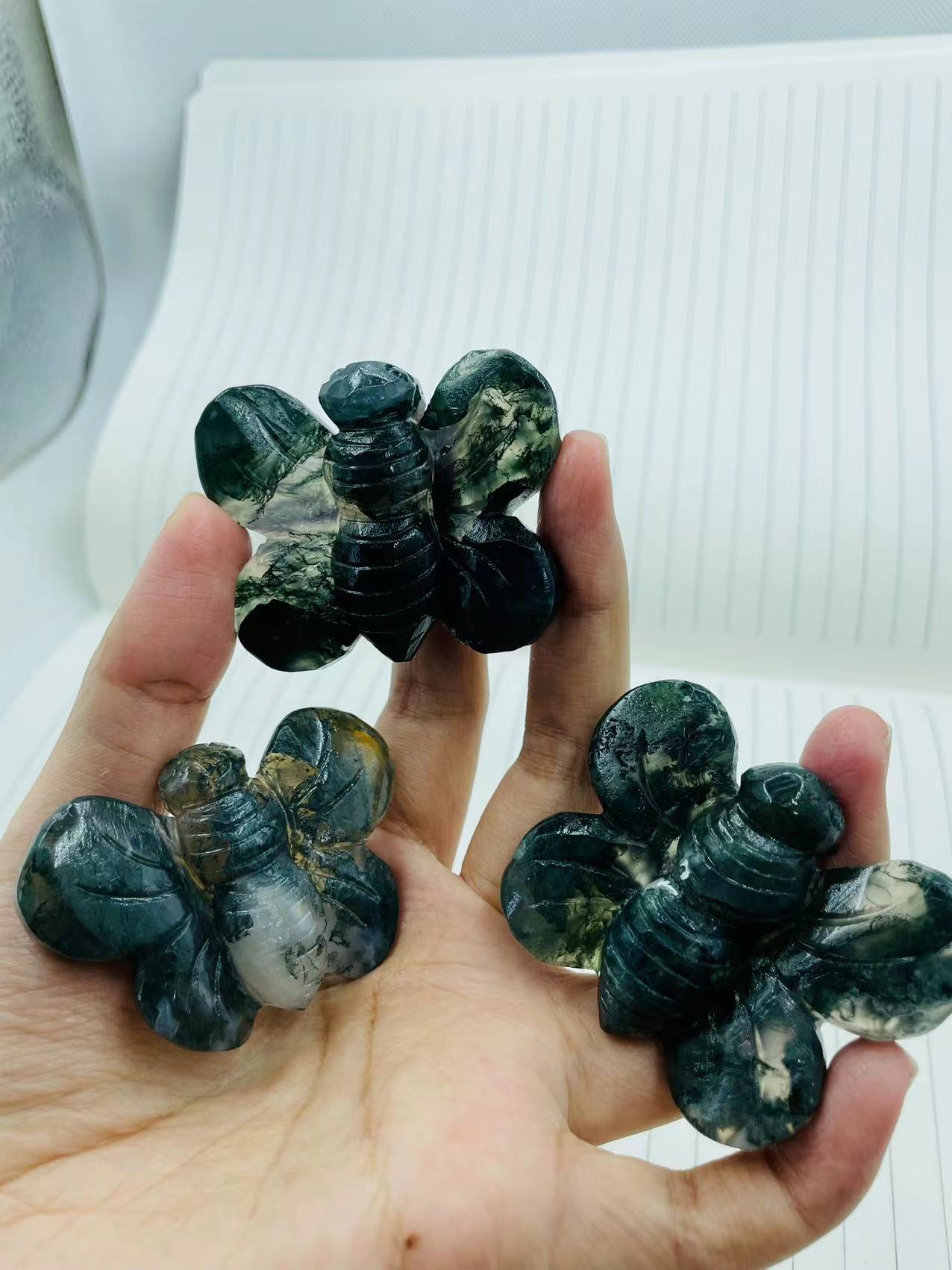 Moss Agate Bee